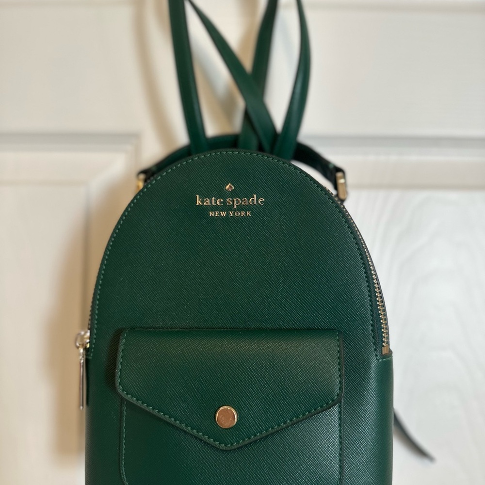 Kate Spade Forest Green Small Backpack